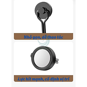 [Bộ 2  Cái]- Nam Châm Móc Treo Lực Hút Siêu Mạnh, Móc Treo Nam Châm Treo Đồ Lực Hút Siêu Mạnh T009