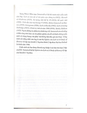 Sách Nghiên Cứu Lịch Sử - Bản Tóm Lược Của D.C. Somervell