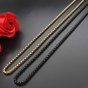 Dây Chuyền Nam Sợi 4mm Dài 60cm Chất Liệu Thép Titan Không Rỉ Không Dị Ứng TT 1159