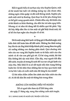 Sophie Quire Và Người Gác Truyện Cuối Cùng