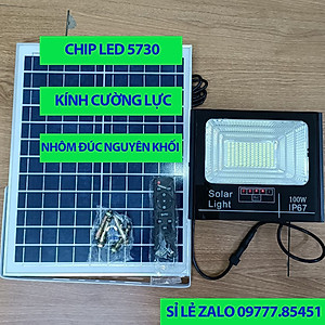 Đèn Pha Led Năng Lượng Mặt Trời 300w,200W,100W,IP67,Vỏ Nhôm Đúc, Sáng Liên Tục