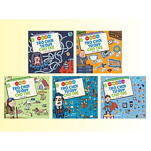 Bộ Sách Trò Chơi Tư Duy Cho Trẻ - Buke Buke (Combo/ Tùy Chọn Lẻ, EBM)  - Bản Quyền