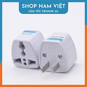 Phích Cắm Chuyển 3 Chấu Thành 2 Chấu Dẹp