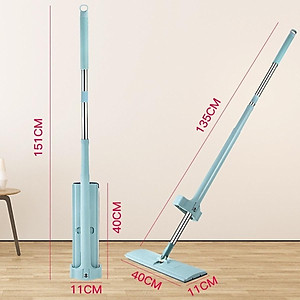 Cây Lau Nhà Tự Vắt Thông Minh, Chổi Lau Nhà Tự Vắt Siêu Sạch Thiết Kế Gọn Nhẹ Hiện Đại Dễ Dàng Sử Dụng