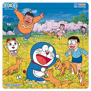 05 bộ tranh xếp hình 20 mảnh size 17x17cm – đồ chơi trí tuệ cho bé từ 2 tuổi – Combo Hoạt hình 3