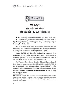 Dạy Con Kỹ Năng Sống Theo Cách Mẹ Nhật