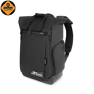 Balo Du Lịch Xbags Secret Xb 1201 Màu Đen, Thiết Kế Nắp Cuộn Tăng Không Gian Linh Hoạt,  Chống Thấm, Cá Tính, Đựng Được Laptop 17 Inch!