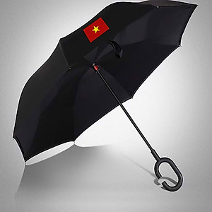 Ô gấp ngược cờ Việt Nam tiện dụng và cao cấp dùng cho ô tô DC-MN01 - Có 3 màu lựa chọn Hàng Loại 1