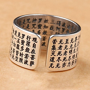 Nhẫn Nam Bạc Thái Phật Bản Mệnh Bất Động Minh Vương Tuổi Dậu BẠC HIỂU MINH NA543-D