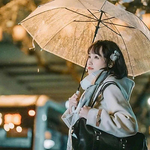 Ô đi mưa trong suốt - dù che mưa che nắng trong suốt, bền- đẹp