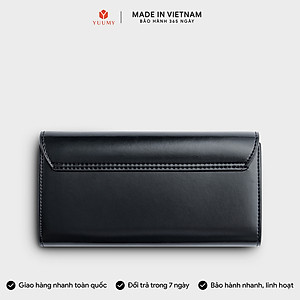 Ví Yuumy ( Thời trang nữ nắp gập kiểu cầm tay dáng dài - Ví da Seasand YV76 )