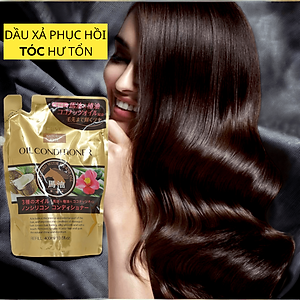 Dầu Xả Phục Hồi Tóc Hư Tổn Chiết Xuất Tinh Dầu Ngựa Deve Natural Oil Conditioner (Chai 480 mL)