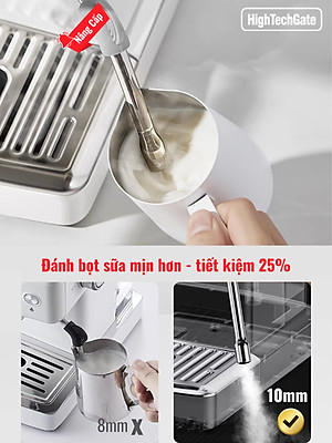 Máy pha cà phê espresso CF05 PRO chuyên nghiệp toàn diện DIY, giảm áp tự động an toàn nâng cấp, Hàng Chính Hãng
