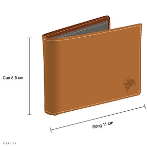 Ví Nam Mini Nhỏ Gọn Cao Cấp, Da Bò SMALL PEBBLE Mềm Mại - Bền Bỉ, Chống Xước - Chống Nhăn Tốt, Thiết Kế Đơn Giản, Dáng Ngang - Gập 2, Đựng Tiền và Thẻ ATM Tiện Dụng