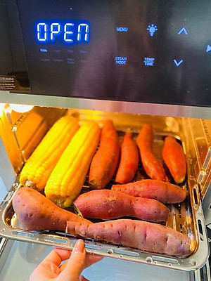 Nồi Chiên Không Dầu Kết Hợp Nồi Hấp - KUCHEN ĐỨC -  KU PCL2228 - 15 Lít - Hàng chính hãng.