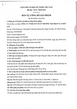 Viên hà thủ ô mật ong rừng Mộc Lan (hũ 500g)