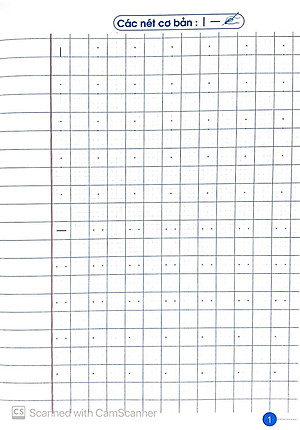 Sách Luyện Nét Chữ Rèn Nết Người - Vở Ô Li Có Mẫu Chữ - Lớp 1 - Quyển 1 (Tái Bản 2020)