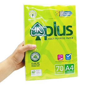 Giấy Photo Ik Plus Vàng A4 70Gsm