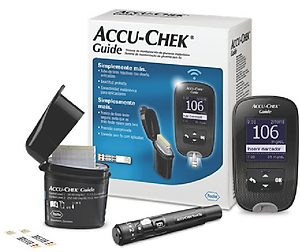 Máy Đo Đường Huyết ACCU-CHEK Guide Kèm 25 Que Thử Độ Chính Xác Vượt Trội 10/10