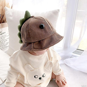 Nón khủng long cho bé mũ beret bé trai bé gái dễ thương