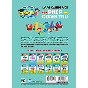 Sách Thiên Tài Toán Học (5-6 Tuổi) - Làm Quen Với Phép Cộng Trừ