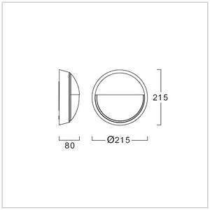 ĐÈN GẮN TƯỜNG NGOÀI TRỜI LUMAX# EWLL502 - CÔNG SUẤT 10W - XX THÁI LAN - MÀU 3000K