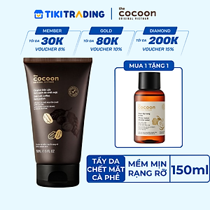 Tẩy Da Chết Mặt Cà Phê Đắk Lắk Cocoon 150ml