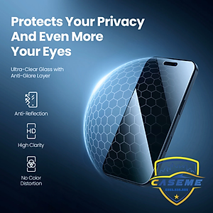 Kính cường lực chống nhìn trộm Nillkin dành cho iPhone 17, iPhone Air, iPhone 17 Pro, iPhone 17 Pro Max kèm khung trợ dán  - Hàng chính hãng