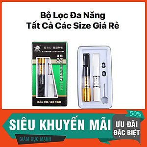 Bộ Đầu Lọc Thuốc L.á Giá Rẻ 2 Tẩu Dùng Cho Tất Cả Các Cỡ Lớn & Vừa & Nhỏ, Vệ Sinh Sử Dụng Nhiều Lần