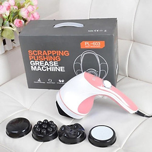 Máy massage bụng cầm tay 4 đầu hồng ngoại Puli PL-603B