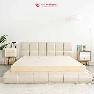 Nệm Cao Su Thiên Nhiên Latex Thuần Việt - Nâng Đỡ 7 Vùng, Thoáng Khí - Bảo Hành 15 Năm