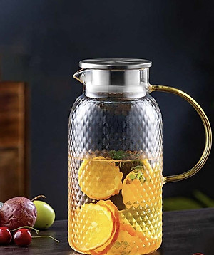 BÌNH ĐỰNG NƯƠC THỦY TINH VÂN DẬP NỔI CAO CẤP CHỊU NHIỆT - ANTH478