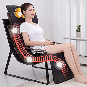 Nệm (Đệm) Massage Toàn Thân Nikio NK-151 - Con Lăn Xoa Bóp Cổ Vai Gáy, 10 Động Cơ Matxa Rung Toàn Thân, Kết Hợp Nhiệt Sưởi Và Túi Khí Nâng Đỡ Cột Sống, Hỗ Trợ Điều Trị Đau Nhức Lưng