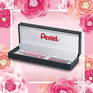 Bút ký Pentel Bl407 cao cấp ngòi 0.7mm mực xanh thân kim hợp nhôm bền đẹp