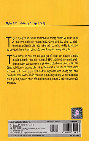 Thuật Tuyển Dụng Và Sa Thải ( tặng kèm bookmark Tuyệt Đẹp )