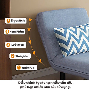 Sofa thông minh, sofa giường gấp gọn đôi mở ra thành giường MT2100CT Juno Sofa KT 190cm x 90cm