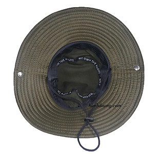 Nón tai bèo, nón bo nam, nón lính mùa hè xanh vành rộng, chống nắng tốt - NBN01