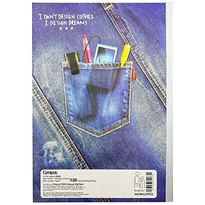 Bộ 2 Vở Kẻ Ngang Jean 120 Trang