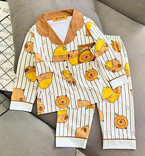 Đồ bộ bé trai, bộ ngủ dài tay pijama pizama cho bé trai size lớn 12-40KG chất thun lạnh mềm mịn mát