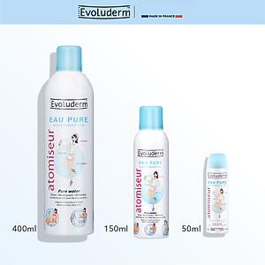 Xịt khoáng dưỡng ẩm, làm dịu và bảo vệ da Evoluderm Atomiseur Eau Pure