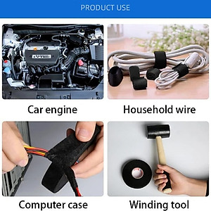 Băng dính vải chịu nhiệt dùng quấn dây điện ô tô, bọc cáp màn hình laptop