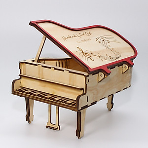 Ghép hình kim loại 3D Đàn piano  Nhà Sách Mão Đinh Lễ nơi khai sinh phố  sách Đinh Lễ thánh địa cho người yêu sách