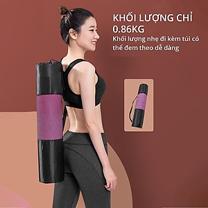 thảm tập yoga định tuyến chất liệu cao cấp chống trơn trượt - chính hãng dododios