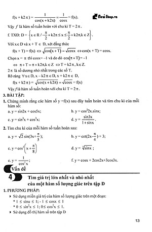 Sách Kĩ Thuật Giải Nhanh Bài Toán Hay Và Khó Đại Số Giải Tích 11