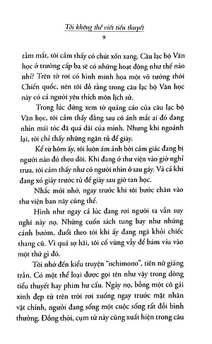 Sách Tôi Không Thể Viết Tiểu Thuyết
