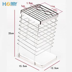 Kệ để dao kéo nhà bếp inox 304 có khay hứng nước Hobby Home Decor DD25