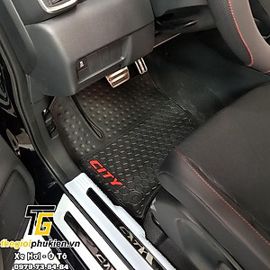 Thảm sàn, lót sàn cao su 3D cho Honda City 2015-2021