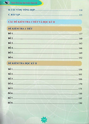 Sách Toán Và Các Bài Toán Thực Tế Lớp 6 - TẬP 2