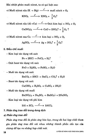 Sách Luyện Kỹ Năng Giải Toán Hóa Học 9