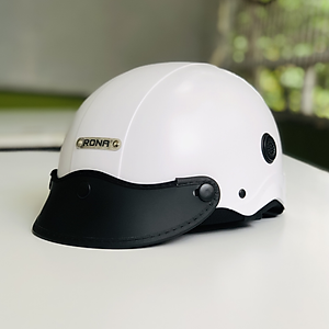 Mũ bảo hiểm xe máy 1/2 Rona R5 sơn trơn, nón freesize form nhỏ gọn chính hãng